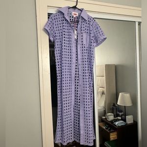 Solid & Striped The Oxford Eyelet Midi